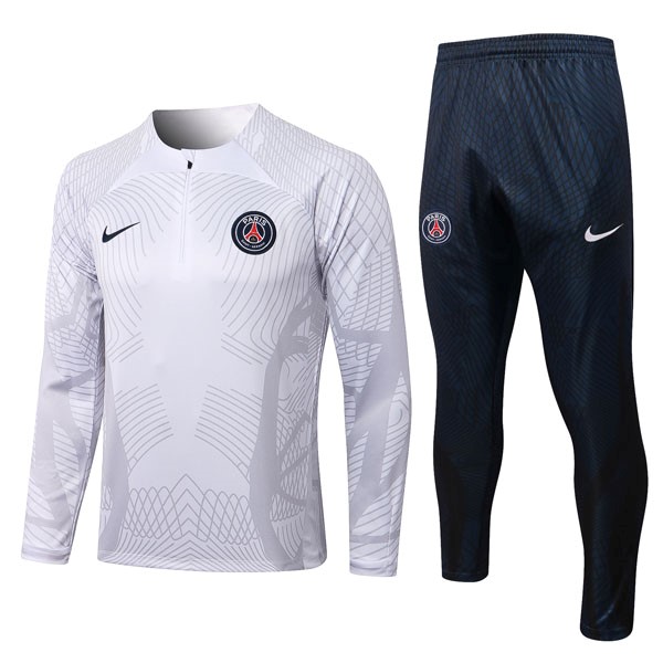 Trainings-Sweatshirt PSG 2023 Weiß